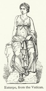 Euterpe (gravure) door English School
