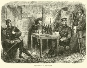 Onderzoek van een deserteur, februari 1871 door English School