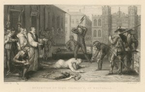 Executie van koning Karel I in Whitehall door English School
