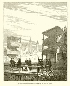 Executie van Lord Derwentwater op Tower Hill door English School
