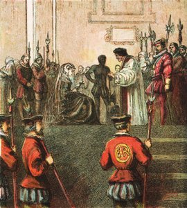 Executie van Mary, Queen of Scots door English School