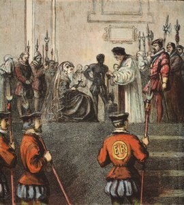 Executie van Mary, Queen of Scots, uitgegeven 1890