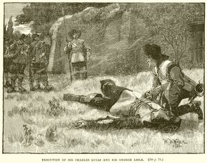 Executie van Sir Charles Lucas en Sir George Lisle door English School