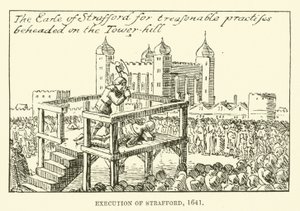 Executie van Strafford door English School