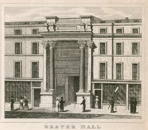 Exeter Hall, Strand, Londen door English School