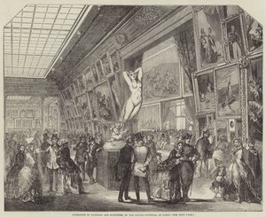 Tentoonstelling van schilderkunst en beeldhouwkunst, in het Palais National in Parijs