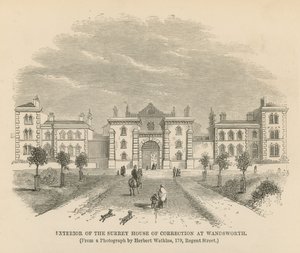 Exterieur van het Surrey House of Correction door English School