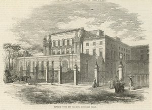 Exterieur van de nieuwe balzaal door English School