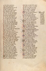F98r uit Ms New Coll 266, De confessio amantis door John Gower door English School
