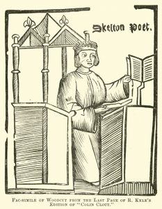 Facsimile van Houtsnede van de Laatste Pagina van R Keles Editie van Colin Clout door English School