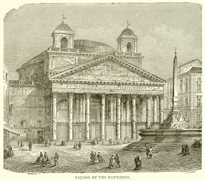 Gevel van het Pantheon