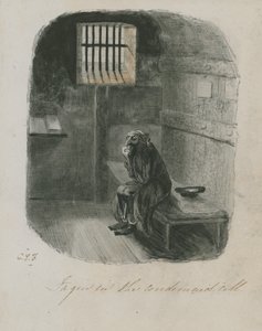 Fagin in de veroordeelde cel door English School