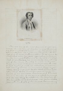 Farinelli, gegraveerd door Henry Adlard (fl. 1828-69), ca. 1830 (gravure & pen en inkt op papier)