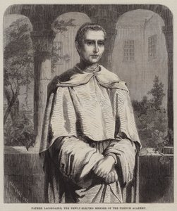 Vader Lacordaire, het Nieuwgekozen Lid van de Franse Academie