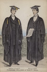 Fellow Commoner, Pensionaris, Pembroke College en Trinity Hall