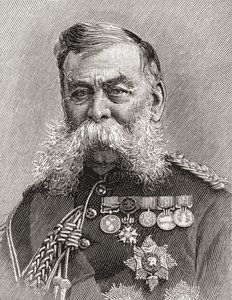 Veldmaarschalk Sir John Linthorn Arabin Simmons door English School