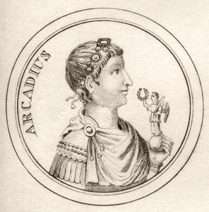 Flavius Arcadius, uit 