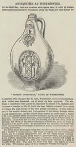 "Vlaamse grijsaard," gevonden in Westminster (gravure) door English School