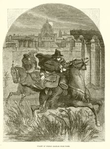 Vlucht van prins Charles uit Rome