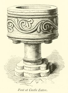 Fontein bij Castle Eaton