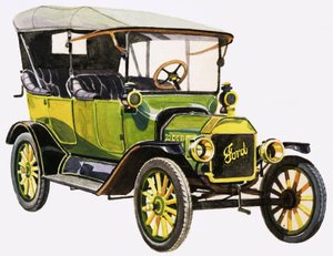 Ford Model T door English School