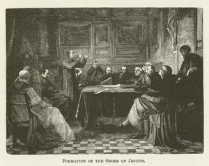 Oprichting van de Orde van de Jezuïeten door English School