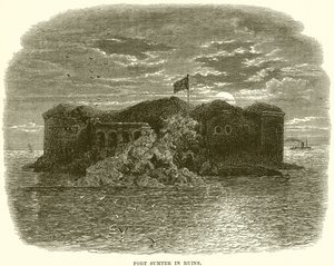 Fort Sumter in puin