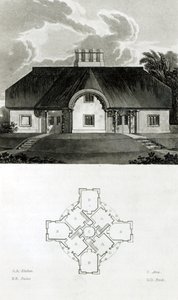Vier huisjes, 1818