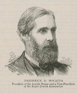 Frederick D Mocatta, Voorzitter van het Joodse Tehuis en Vicevoorzitter van de Anglo-Joodse Vereniging door English School