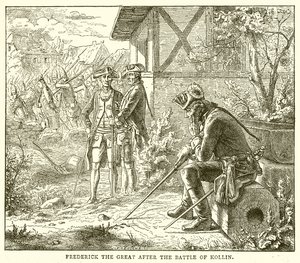 Frederik de Grote na de slag bij Kollin door English School