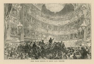 Vrijhandelsbijeenkomst in Drury Lane Theatre