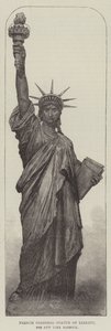 Franse Kolossale Vrijheidsbeeld, voor de Haven van New York door English School