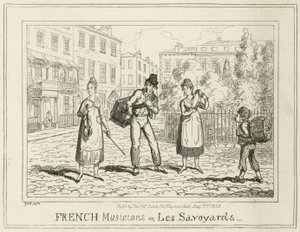 Franse muzikanten of Les Savoyards