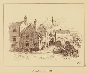 Friargate in 1882