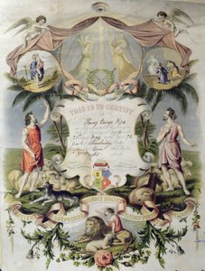 Lidmaatschapscertificaat van de Vriendschapsvereniging