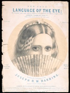 Voorblad van de Partituur van De Taal van het Oog, Gecomponeerd door Joseph R. W. Harding door English School