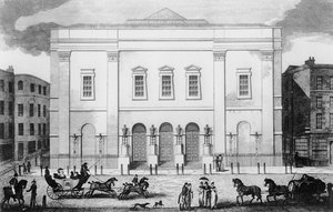 Vooraanzicht van het Theatre Royal Drury Lane