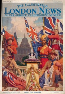 Voorpagina van The Illustrated London News Silver Jubilee Celebrations Number, 11 mei 1935 door English School