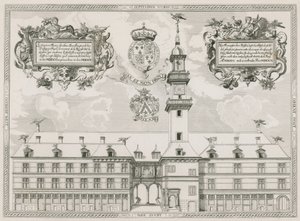 Vooraanzicht van de Royal Exchange, Londen