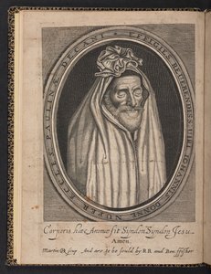 Frontispice uit Deaths Duell van John Donne door English School
