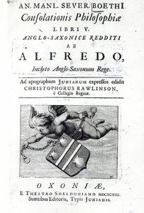 Frontispice van Christopher Rawlinsons vertaling van Alfred de Grote
