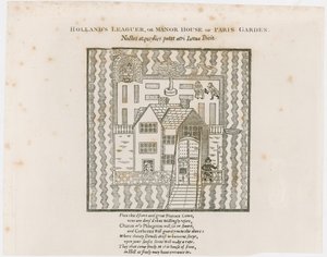 Frontispice van Hollands Leaguer, 1632. Paris Garden