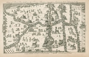 Frost Fair van 1814 door English School