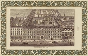 Furnivals Inn zoals in 1750 door English School