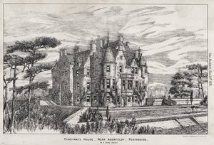 Fyndynate Huis, nabij Aberfeldy, Perthshire door English School