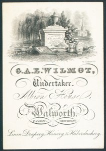 G A E Wilmot, begrafenisondernemer