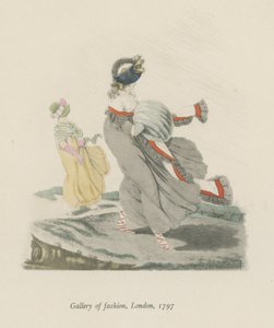 Gallery of Fashion, Londen, 1797 door English School