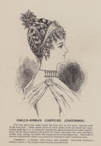 Gallo-Romeins kapsel, Corymbos (gravure) door English School