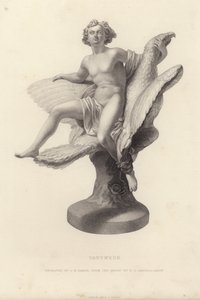 Ganymedes (gravure) door English School
