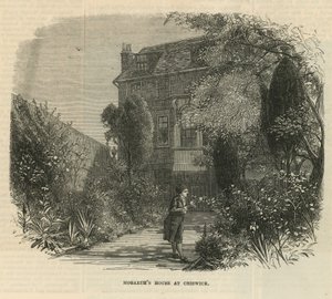 Tuin bij het huis van William Hogarth